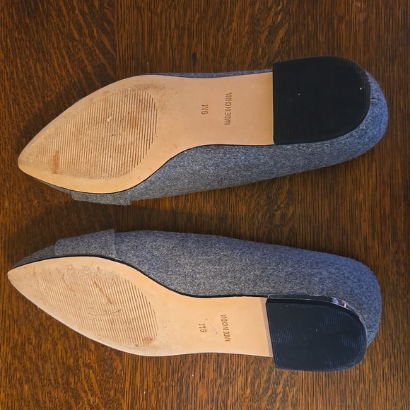 Talbots Gray Flannel Bejeweled Flats - Picture 8 of 13